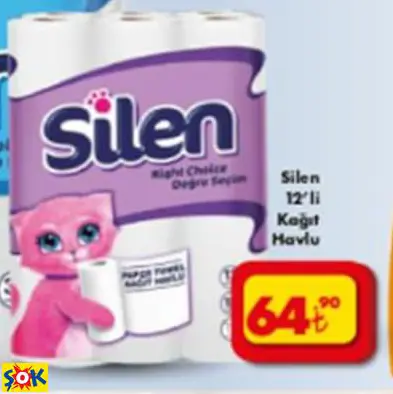 SİLEN 12'Lİ KAĞIT HAVLU SİLEN 12'Lİ KAĞIT HAVLU